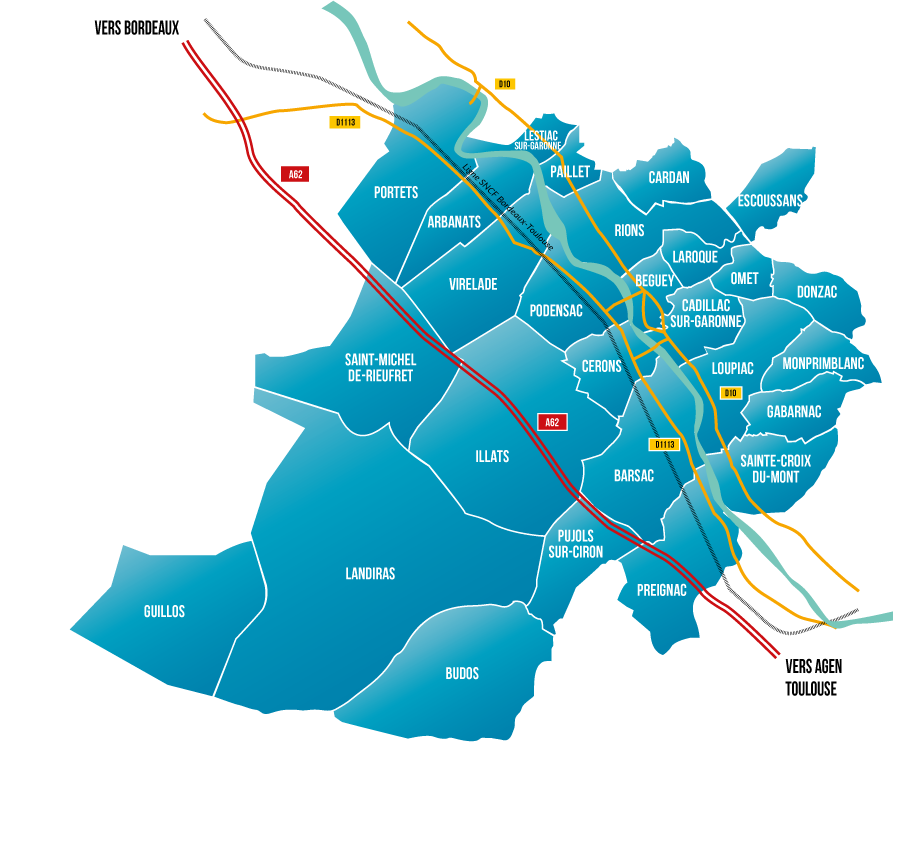 carte cdc convergence Garonne 33