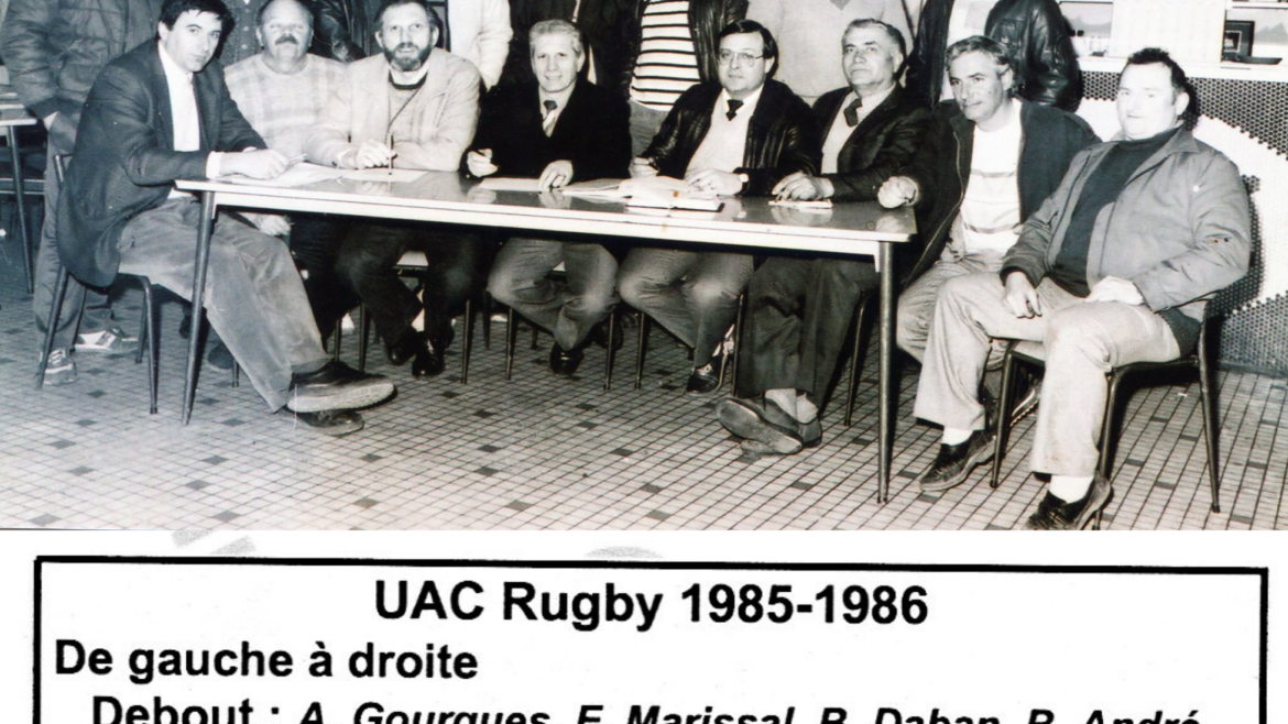 BUREAU UA CADILLAC RUGBY 1985 1986 AUX ECOLES