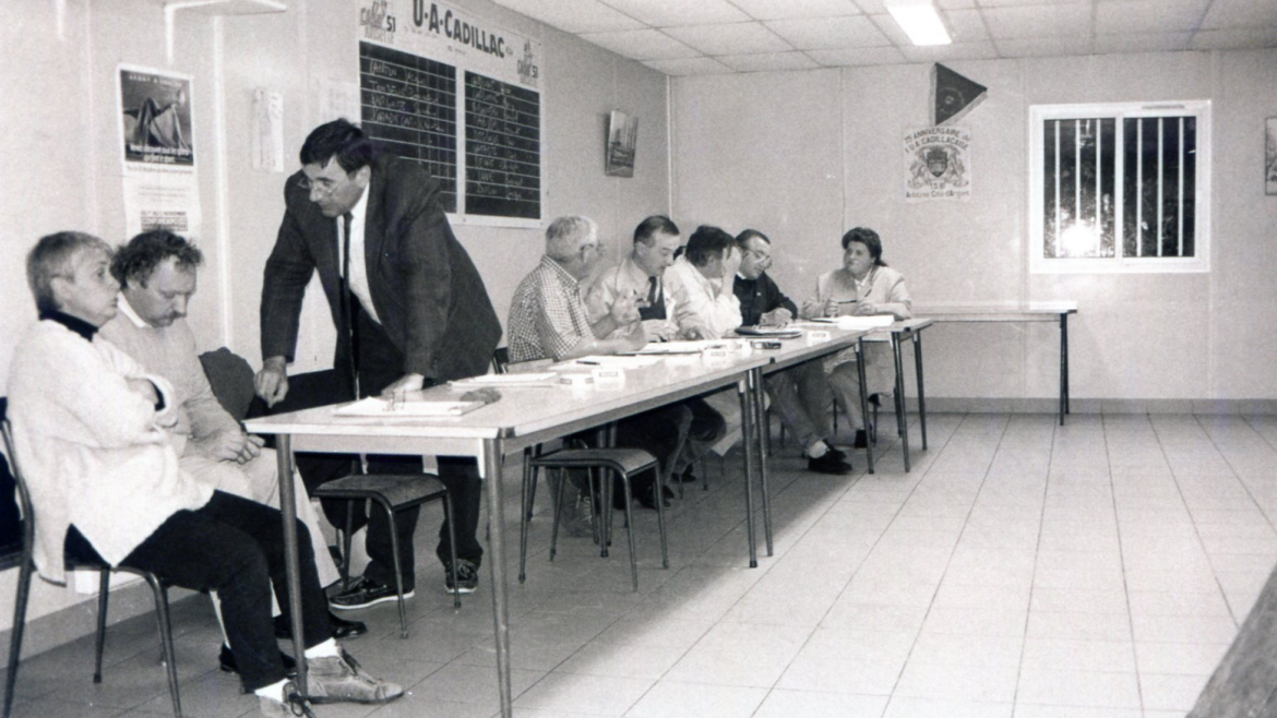 BUREAU UA CADILLAC RUGBY 1996 STADE RAOUL CAZENAVE