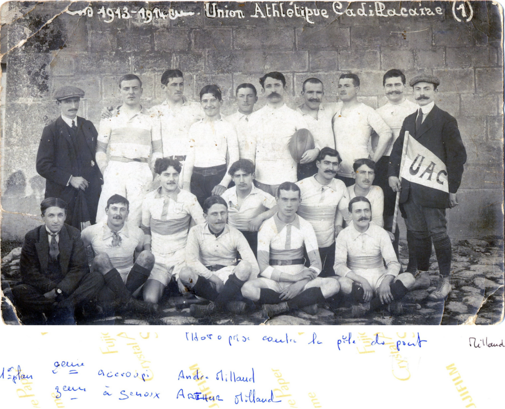 Equipe UA CADILLAC RUGBY 1913/1914