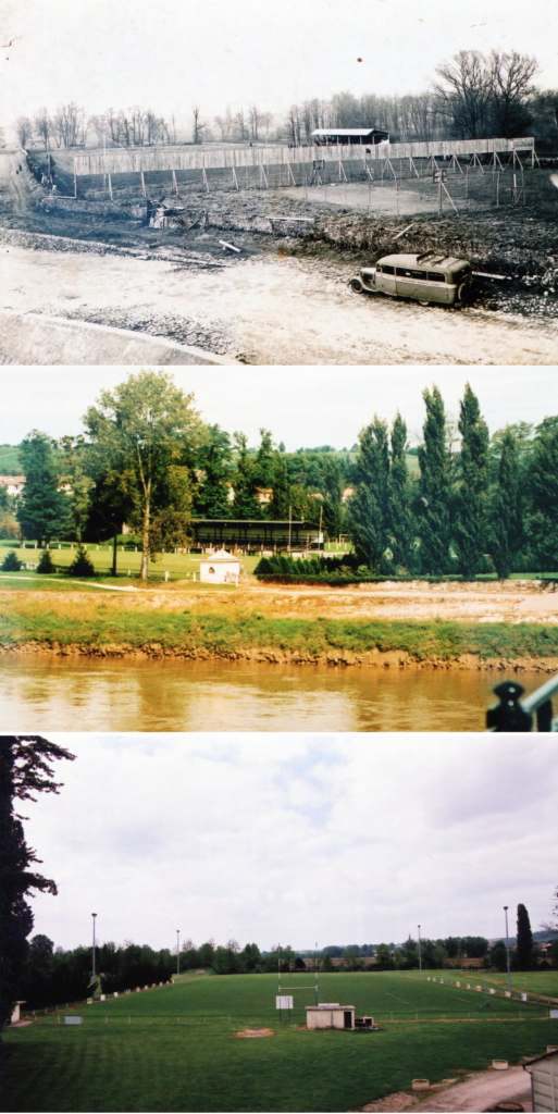 EVOLUTION DU STADE RAOUL CAZENAVE UA CADILLAC RUGBY