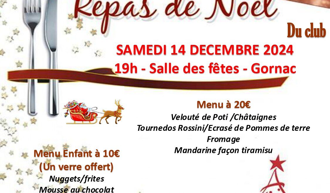 Repas de Noël du club