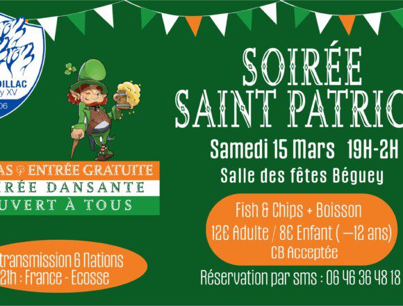 Soirée Saint Patrick