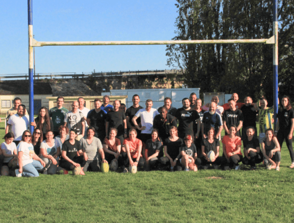 Team Building Rugby exceptionnel avec le Vignoble Laurent & Romain au Stade Raoul Cazenave !