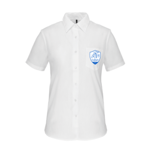 CHEMISE MARINE FEMME MANCHE COURTE UAC
