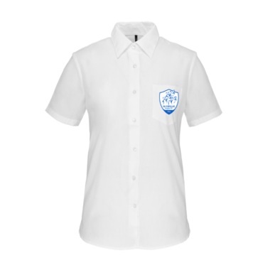 CHEMISE BLANCHE FEMME MANCHE COURTE UA CADILLAC RUGBY
