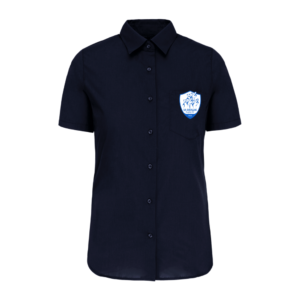 CHEMISE MARINE FEMME MANCHE COURTE UAC