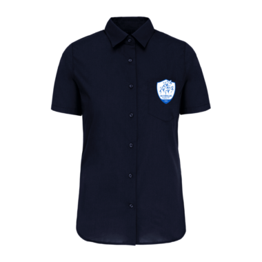 CHEMISE MARINE FEMME MANCHE COURTE UA CADILLAC RUGBY