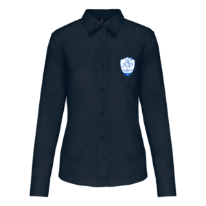 CHEMISE MARINE FEMME MANCHE LONGUE UAC