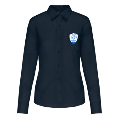 CHEMISE MARINE FEMME MANCHE LONGUE UA CADILLAC RUGBY